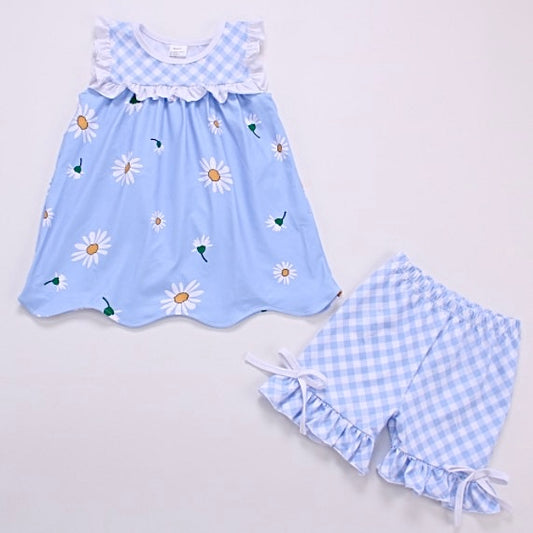 Baby Blue Daisy Outfit