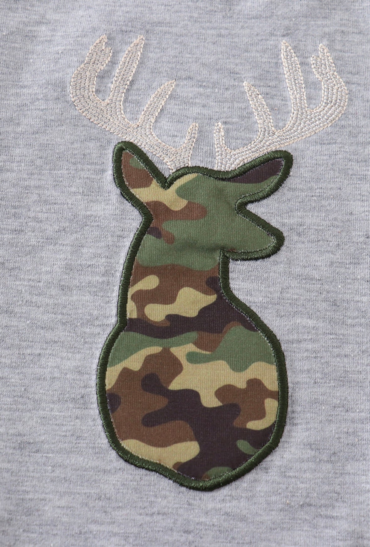 Boys camo deer shirt