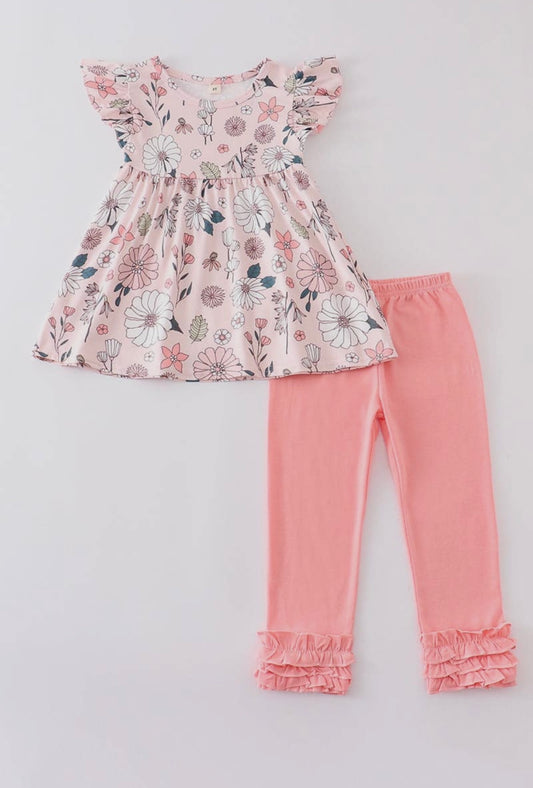 Retro Pink Flower Outfit