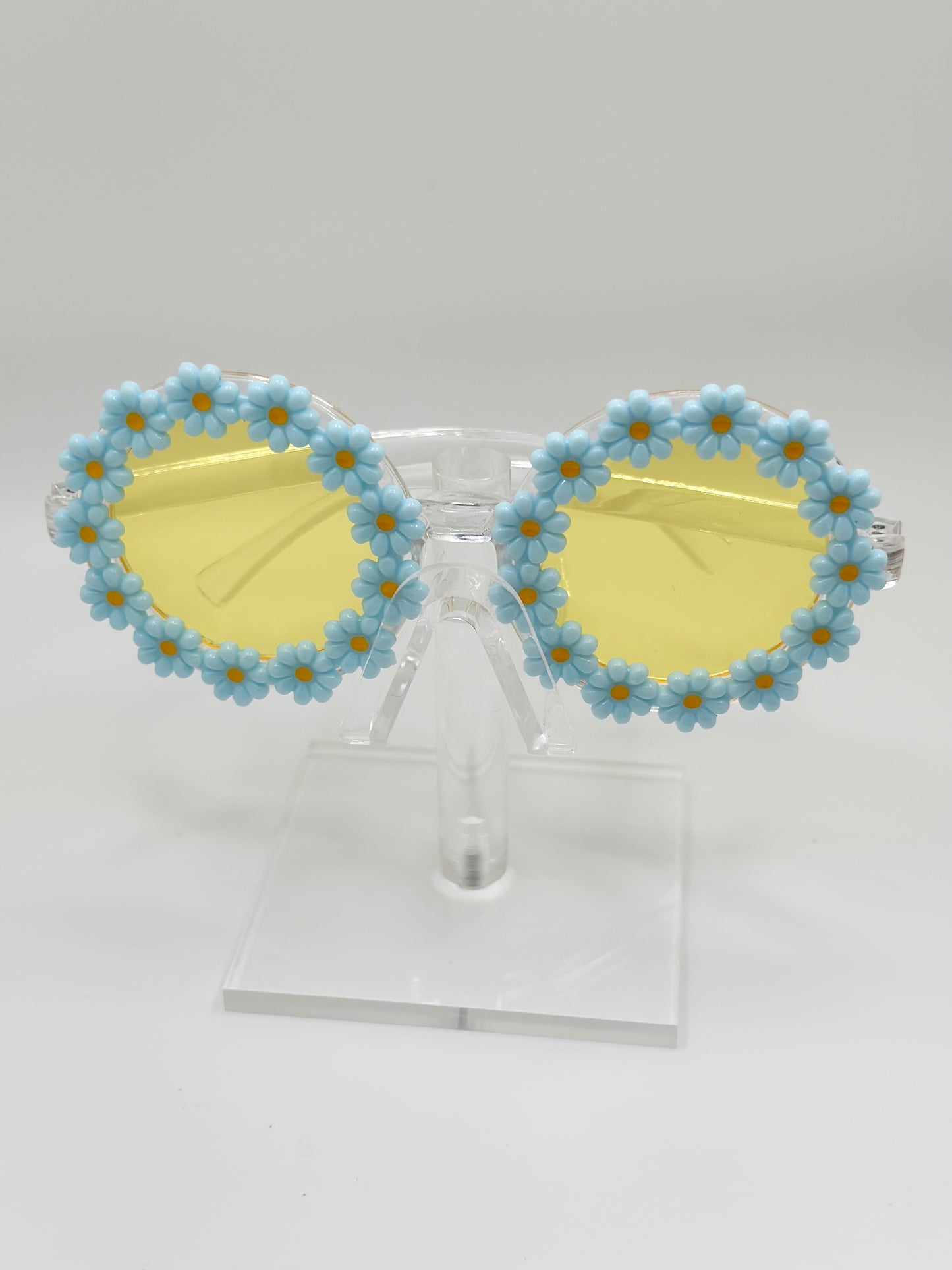 Baby Blue Daisy Sun Glasses