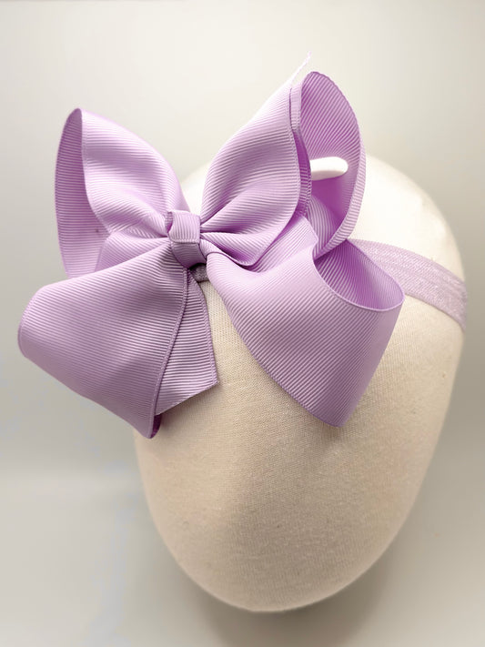 Lilac Headband Bow