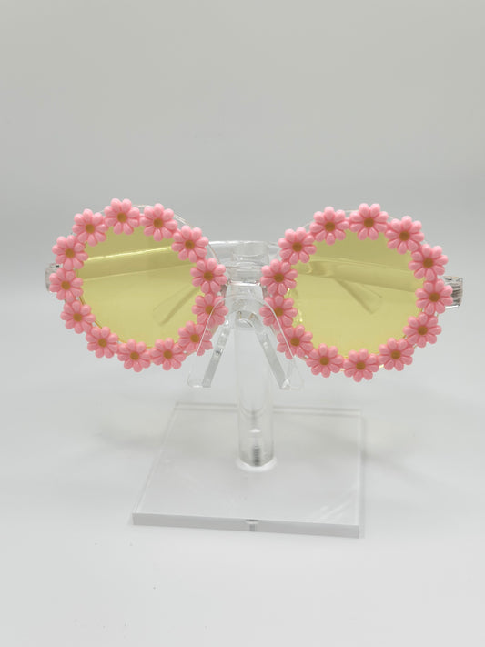Pink Daisy Sun Glasses