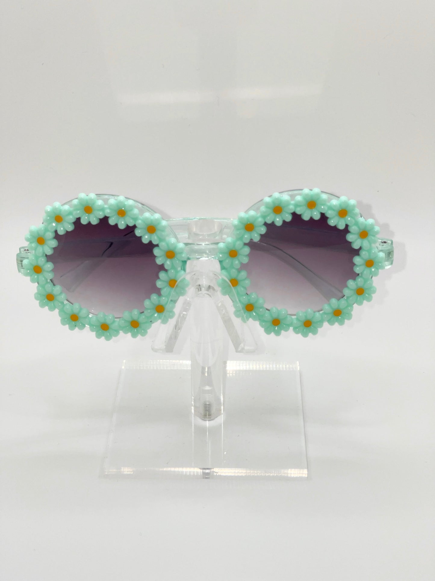 Turquoise Daisy Sun Glasses