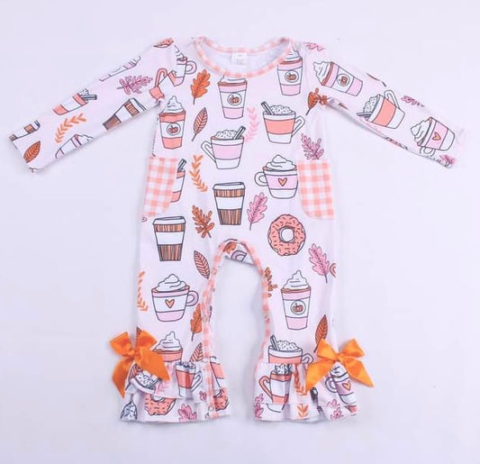 Pumpkin Latte Romper