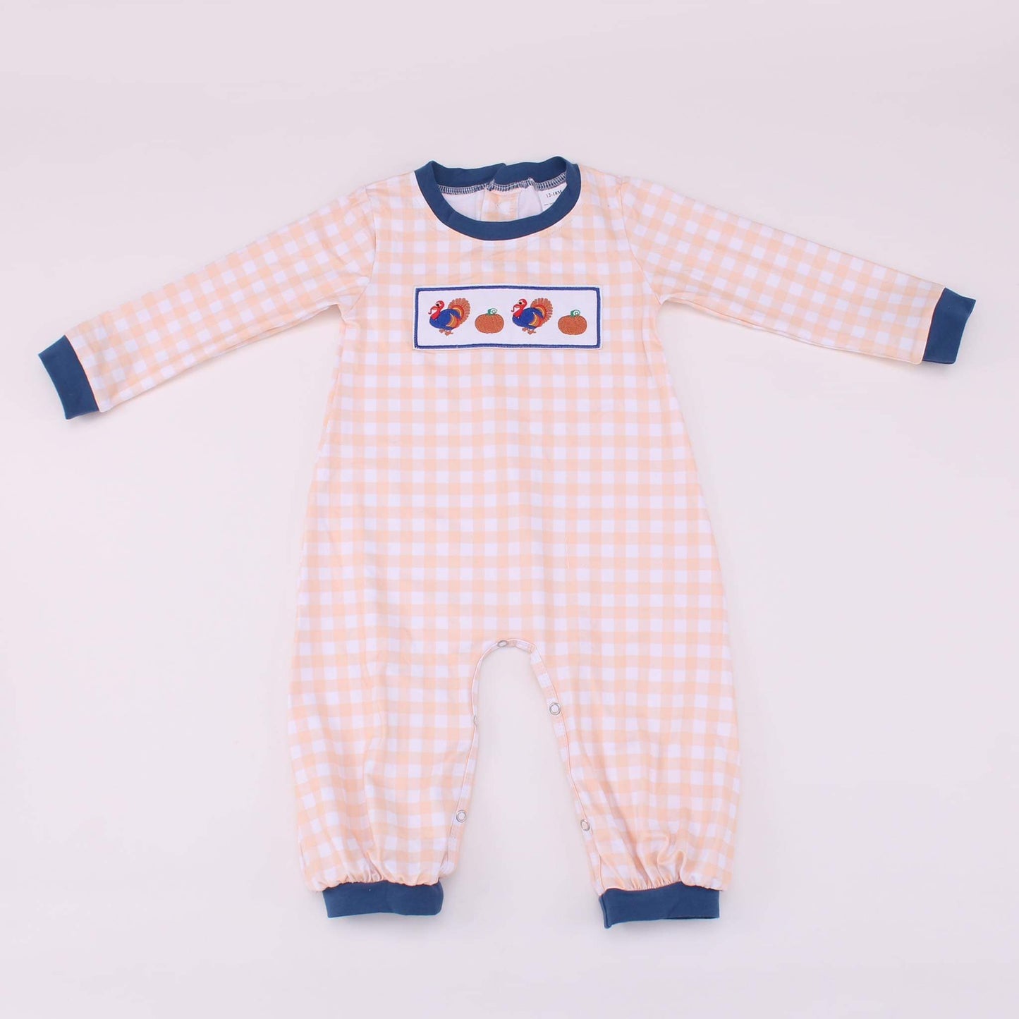 Boys Thanksgiving Sibling Romper