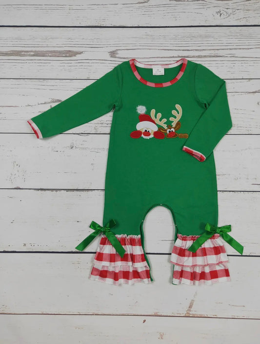 Santa and Rudolph Romper