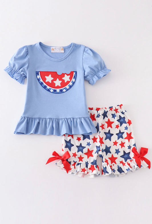 Red White and Blue Star Outfit