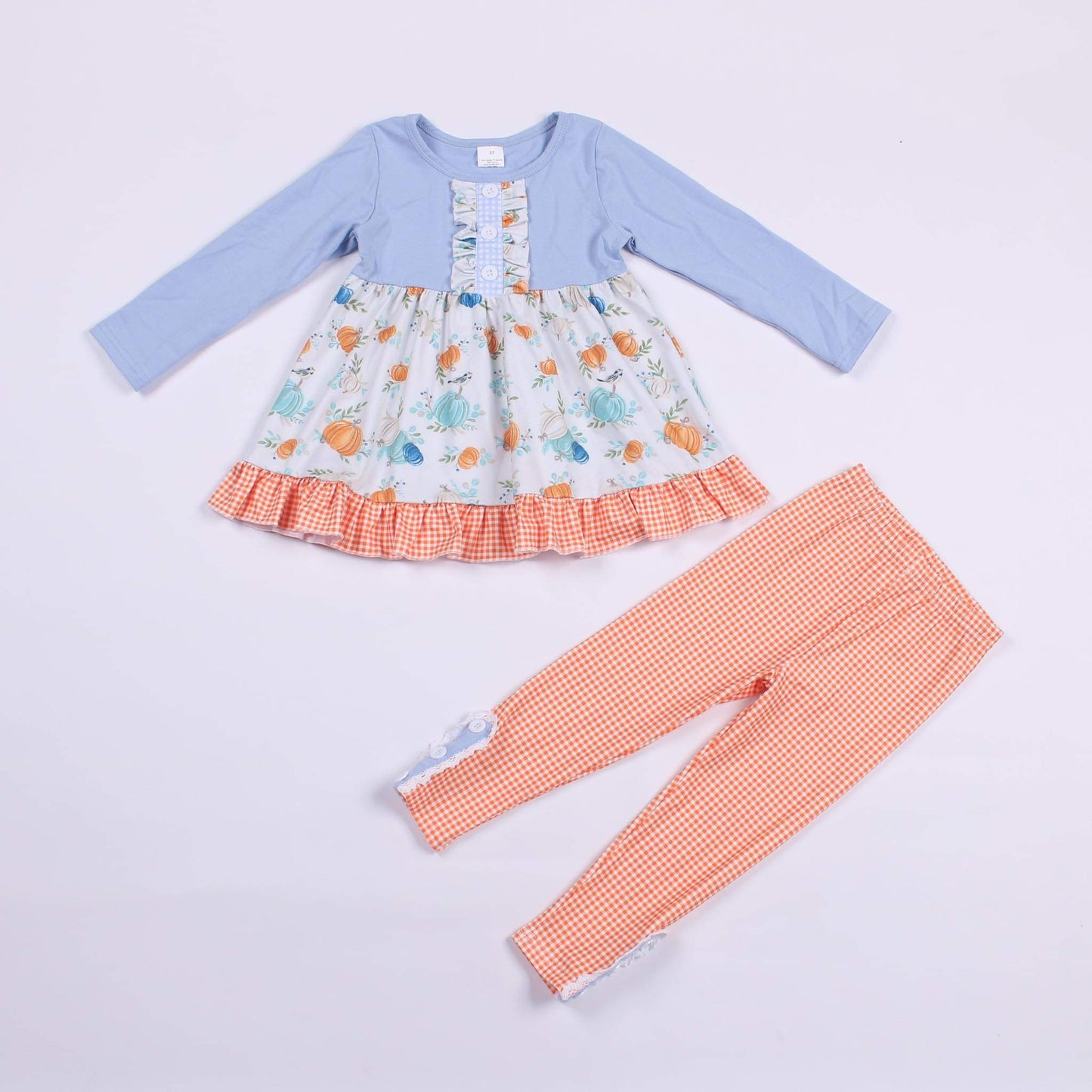 Baby Blue Pumpkin Outfit