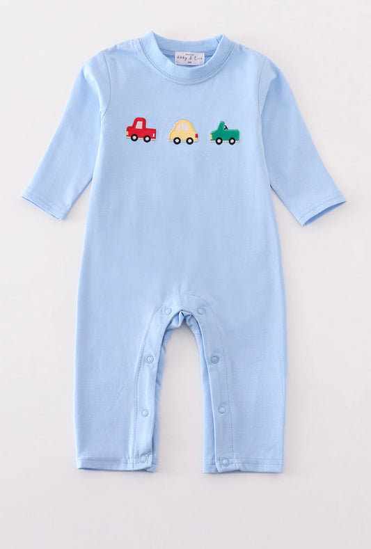 Baby Blue Auto Romper