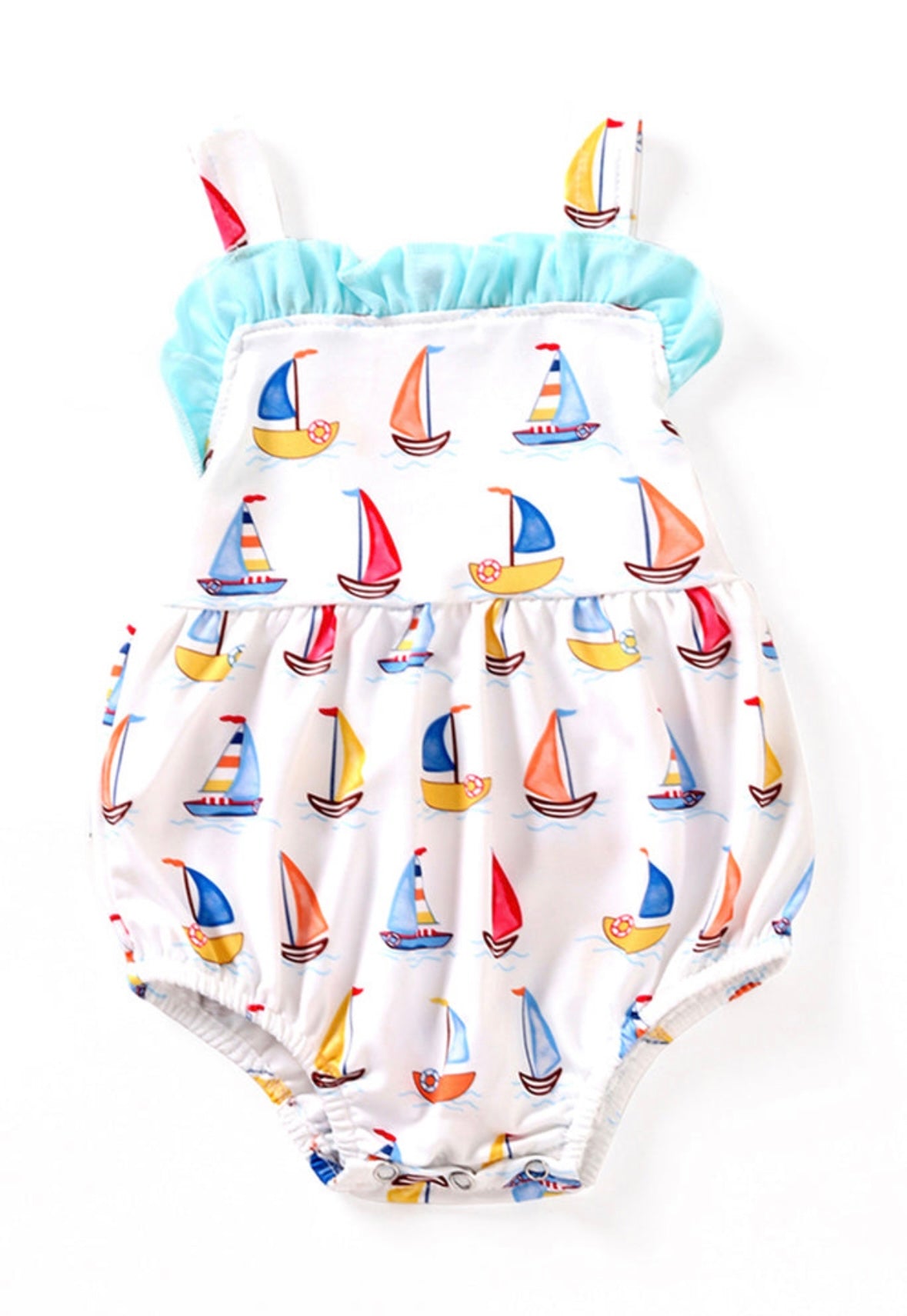 Sailboat on Water Bubble Adjustable Straps