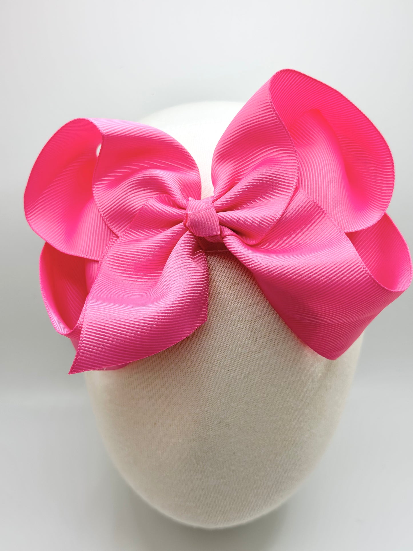 Medium Pink Large Clip Bow