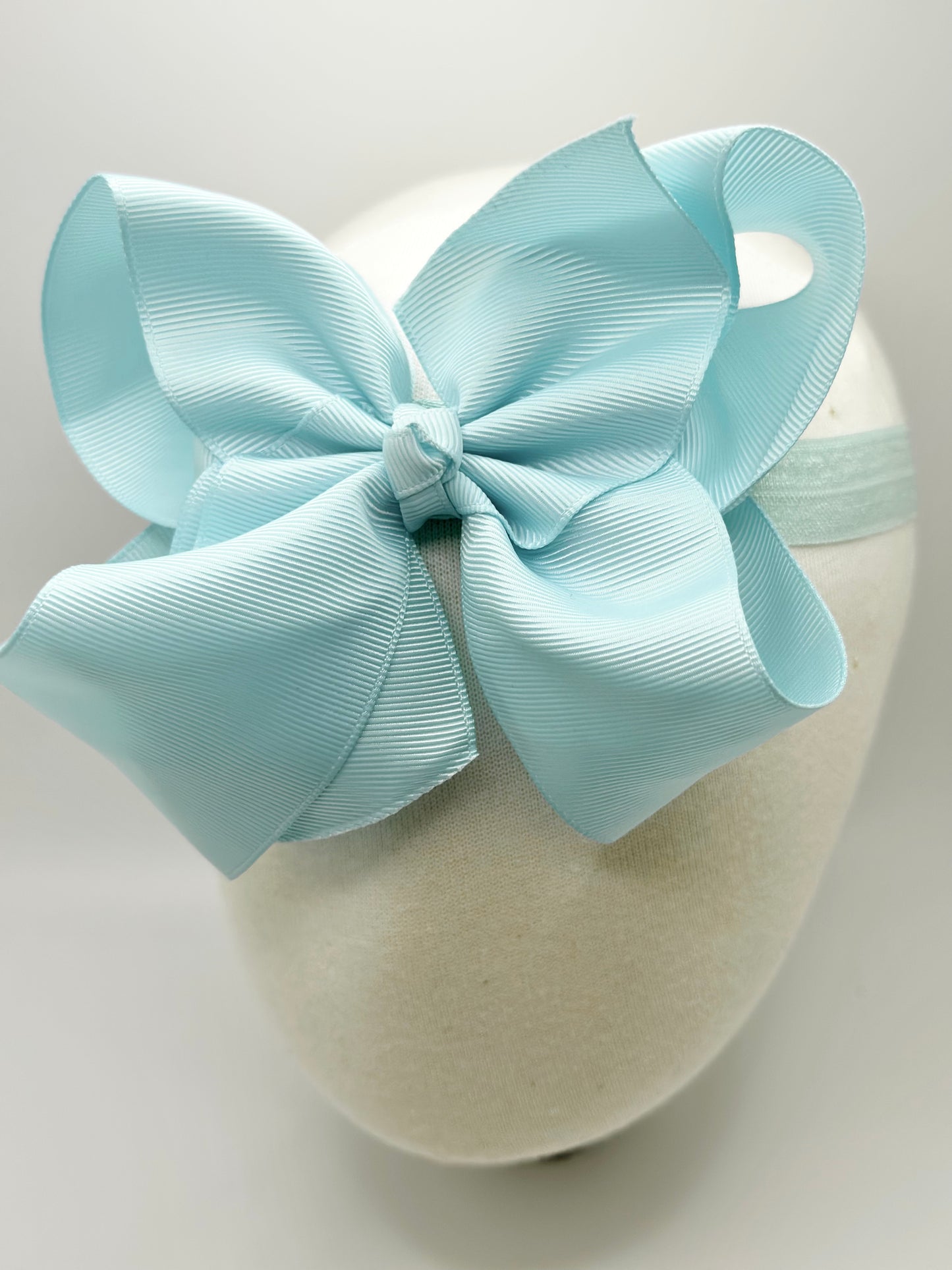 Light Blue Headband Bow