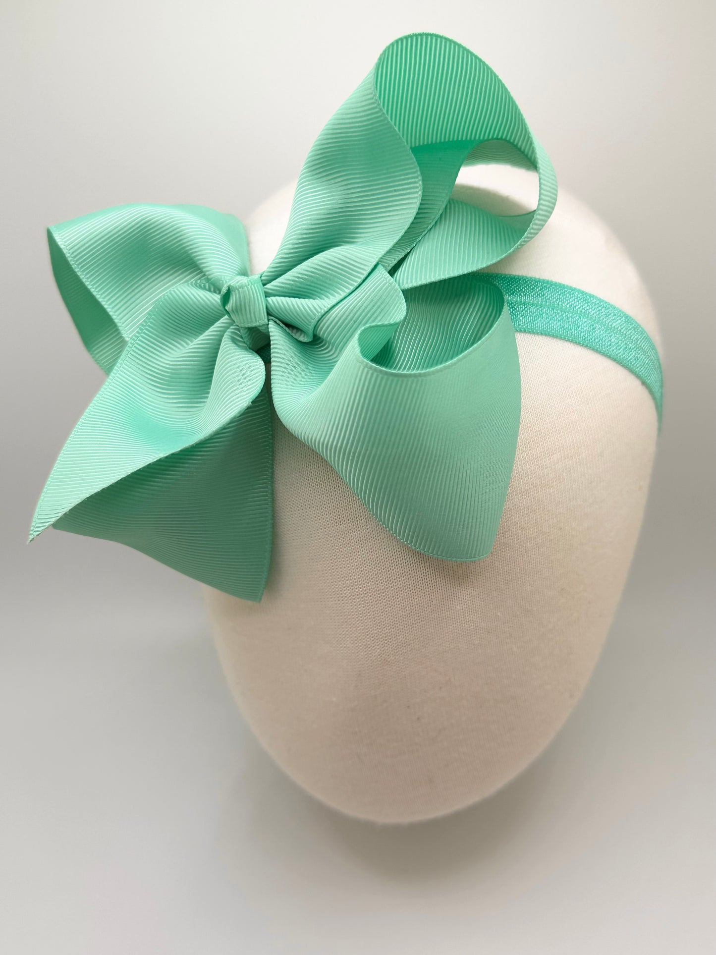 Sea Foam Green Headband Bow